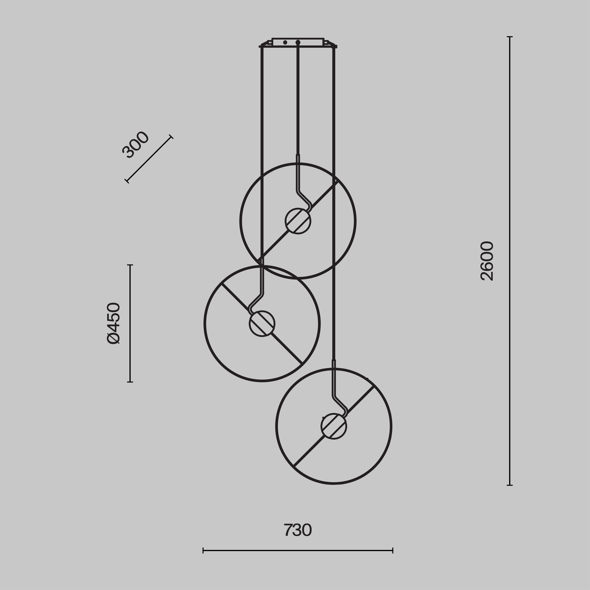 Maytoni - Hanglamp Reflex - Wit - Ø73
