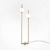 Maytoni - Vloerlamp The Sixth Sense - Messing