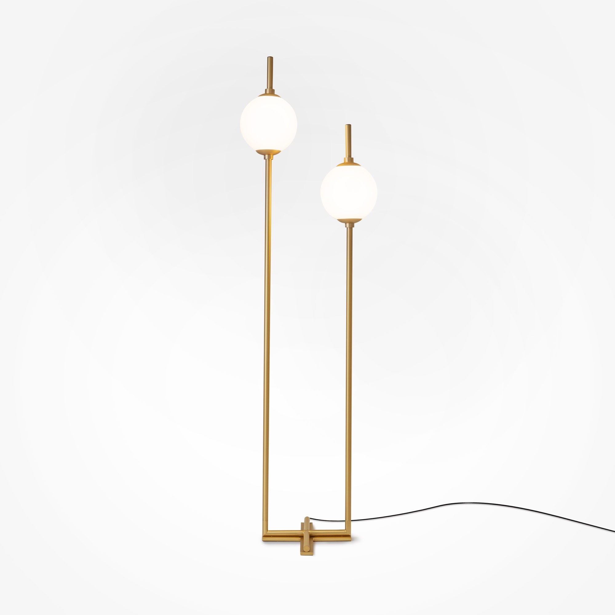 Maytoni - Vloerlamp The Sixth Sense - Messing