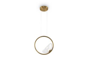 Maytoni - Hanglamp Lunare - Messing - Ø32
