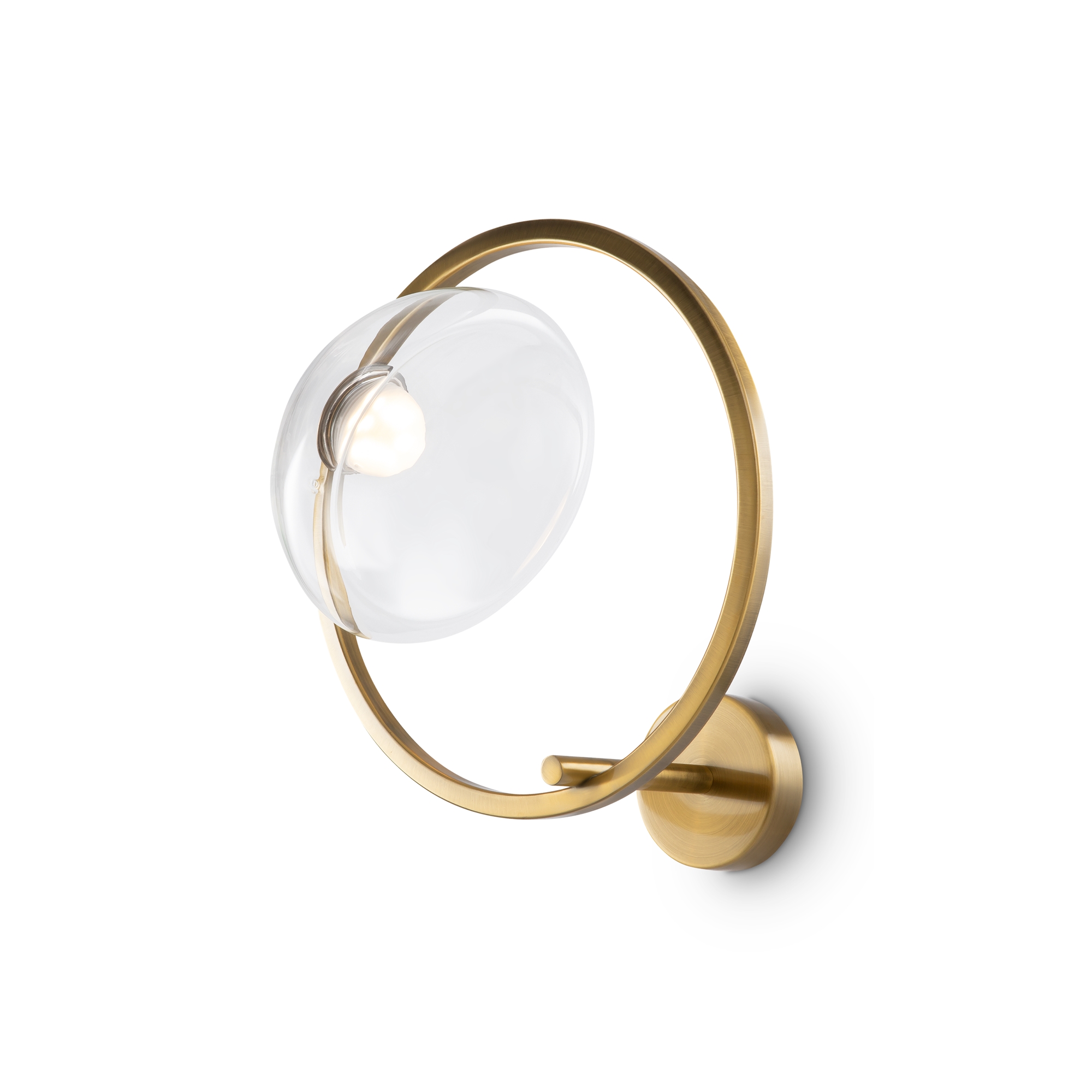 Maytoni - Wandlamp Lunare - Messing - Ø32