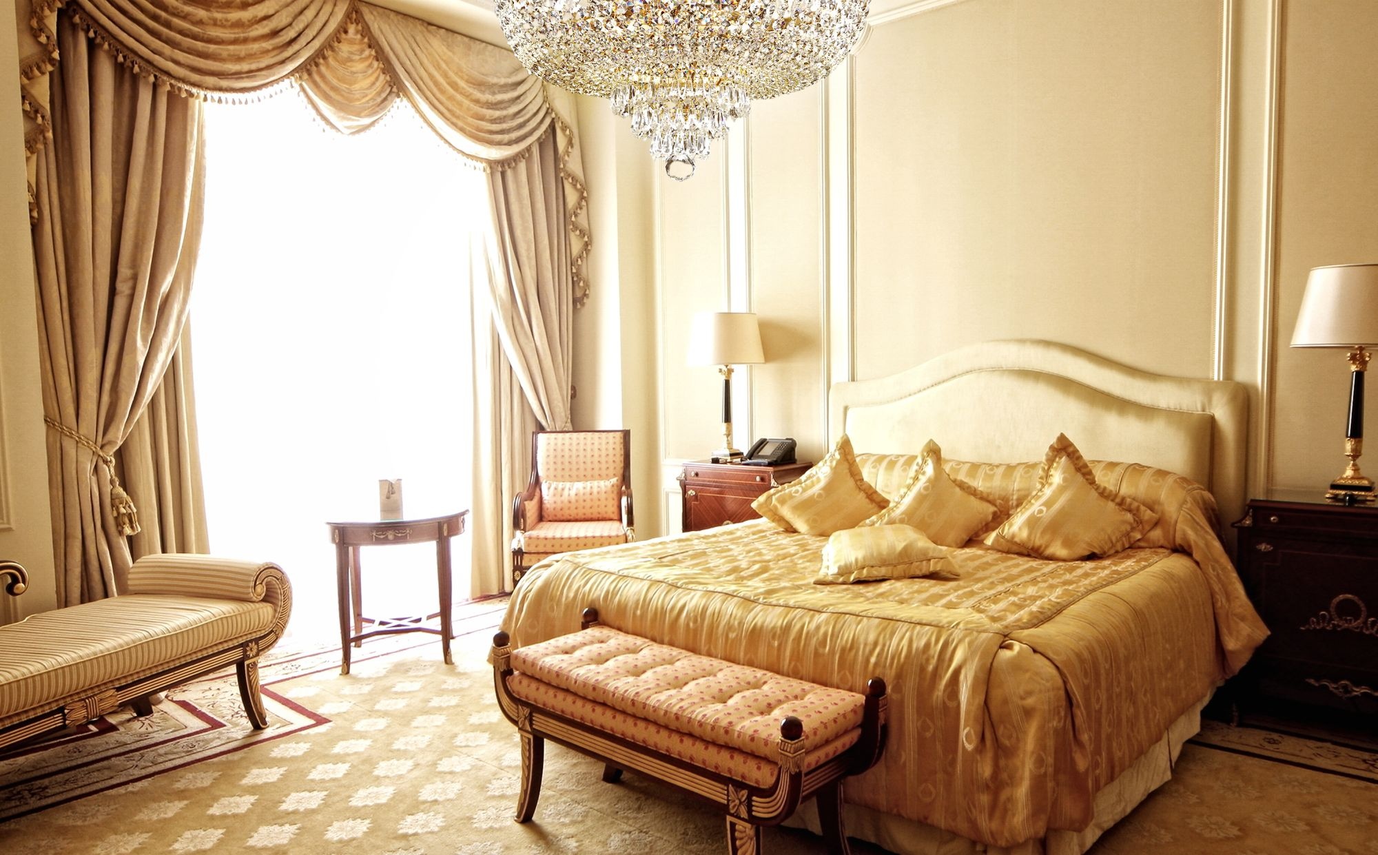 Maytoni - Kroonluchter Palace - Gouden antiek - Ø50