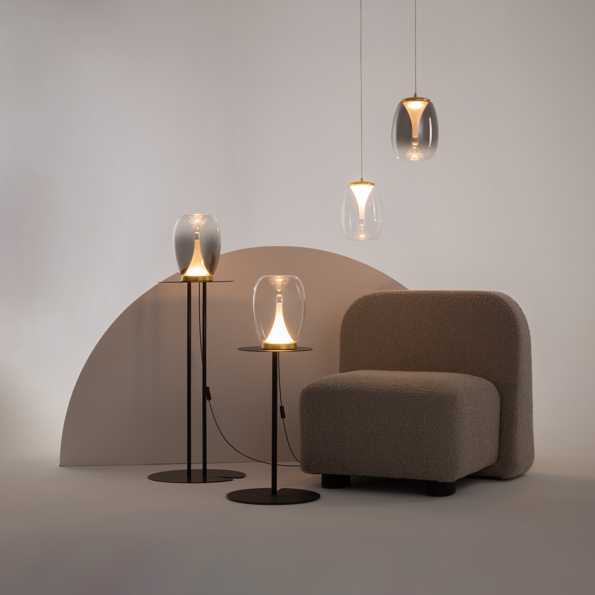 Maytoni - Hanglamp Splash - Goud - Ø20
