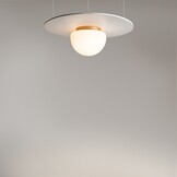 Maytoni - Plafondlamp Glassy - Goud - Ø31,5