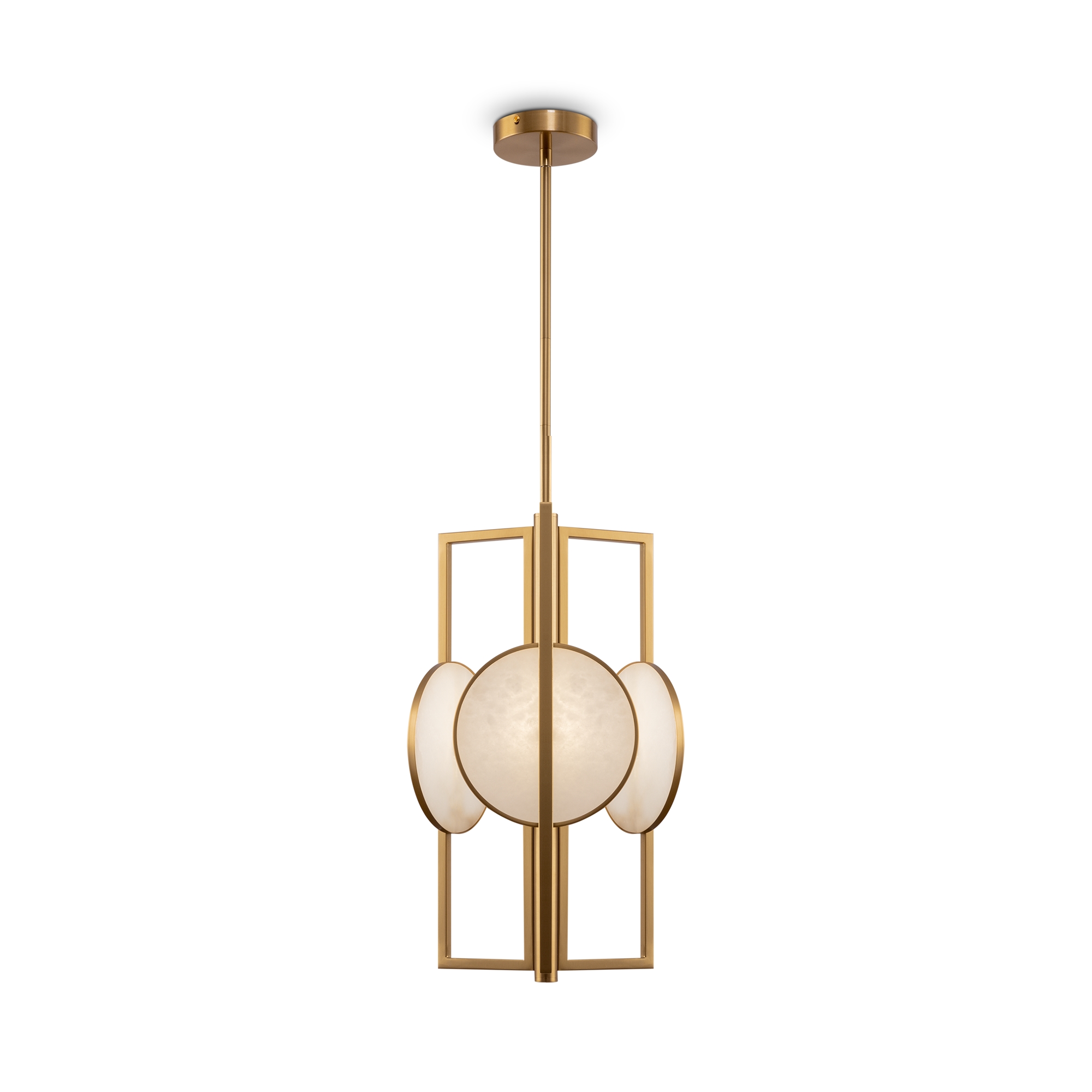 Maytoni - Hanglamp Marmo - Goud - Ø30,5