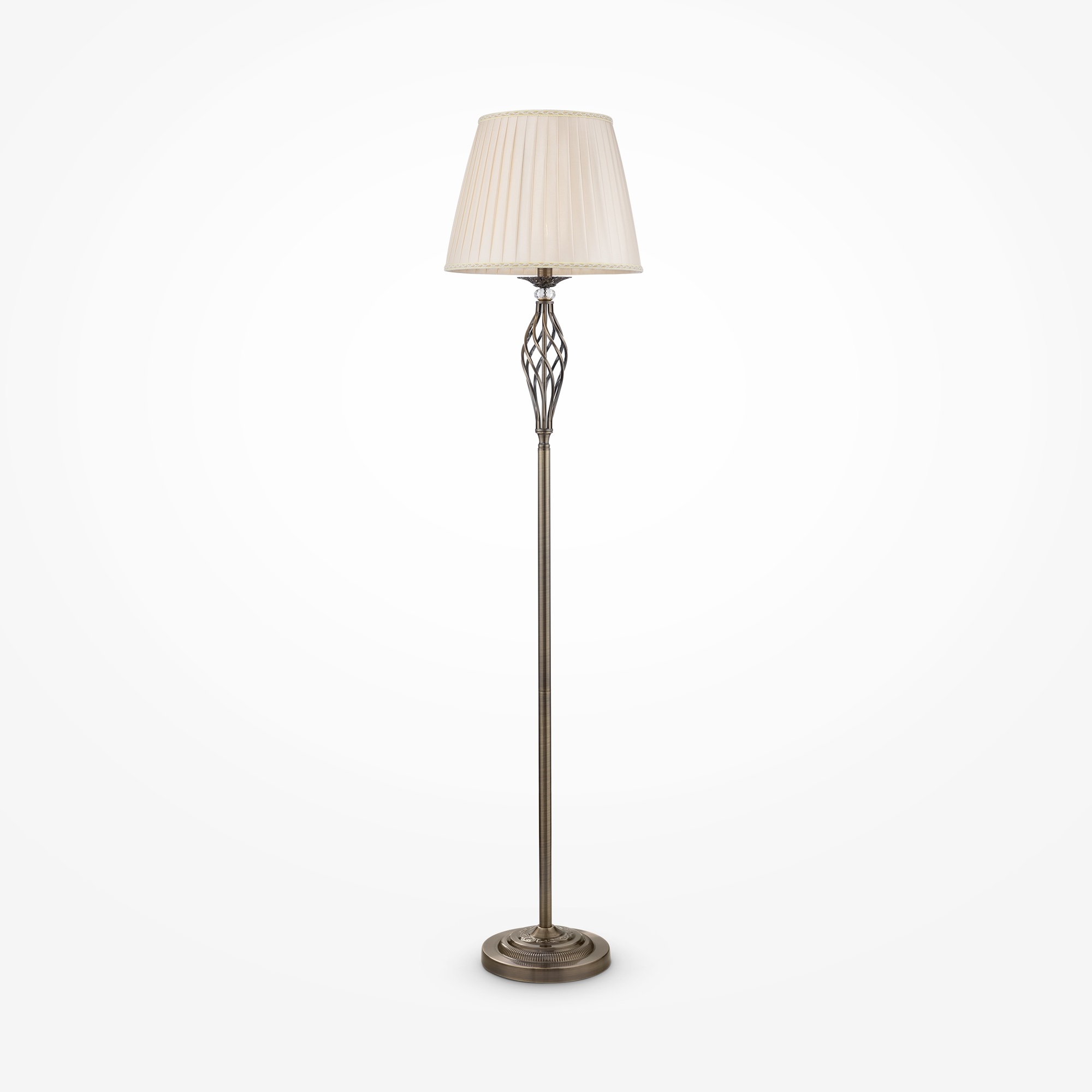 Maytoni - Vloerlamp Grace - Messing - Ø38