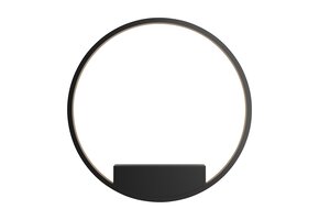 Maytoni - Wandlamp Rim - Zwart - Ø60
