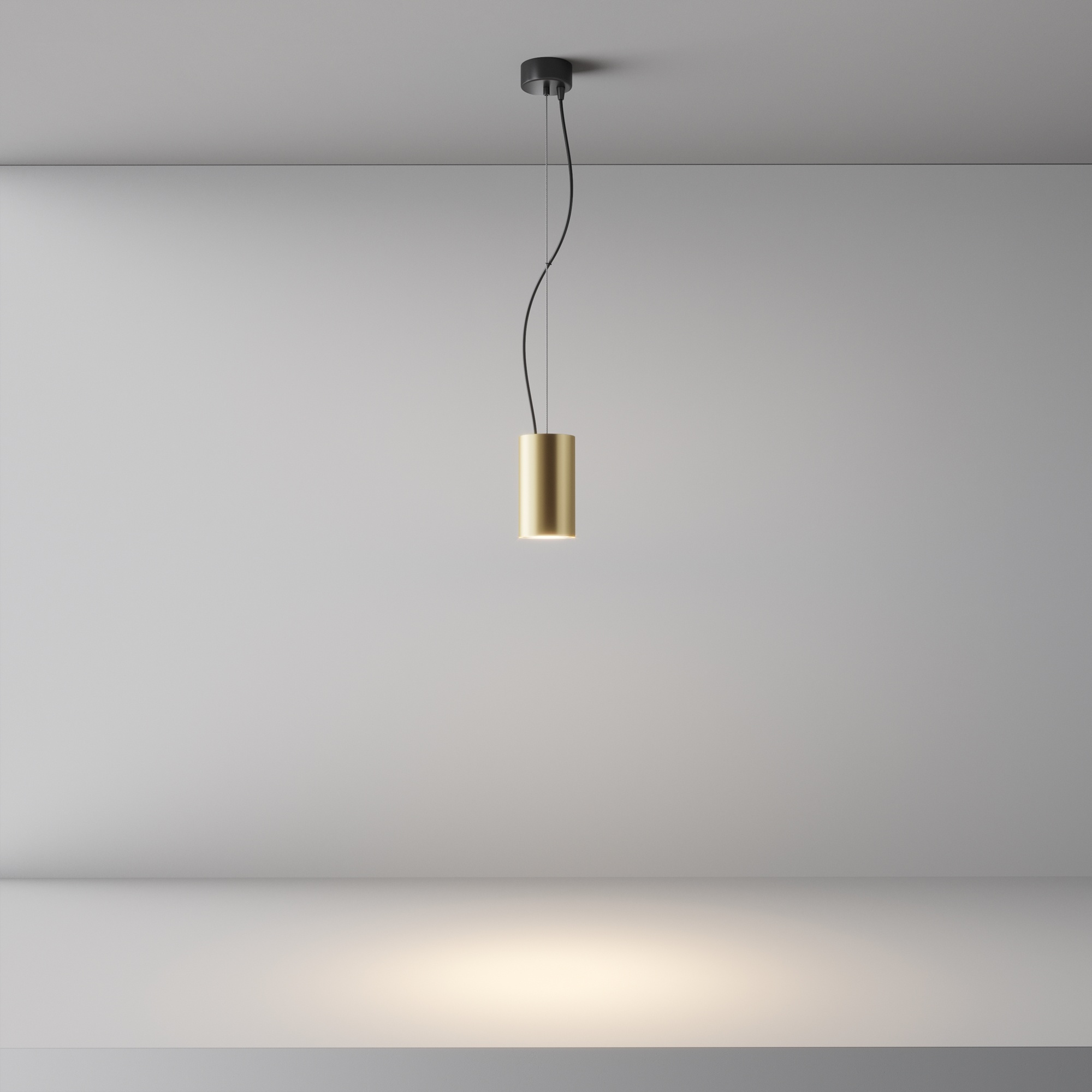 Maytoni Technical - Hanglamp Efir - Mat goud - Ø7,5