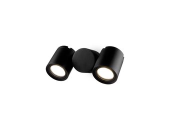 Maytoni Outdoor - Wandlamp Wall Street - Zwart