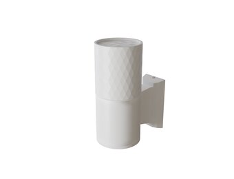 Maytoni Outdoor - Wandlamp Bowery - Wit - Ø6,5