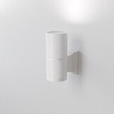 Maytoni Outdoor - Wandlamp Bowery - Wit - Ø6,5