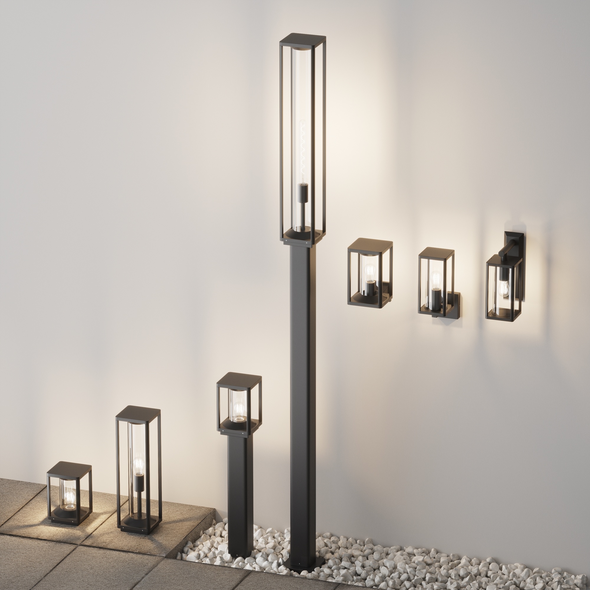 Maytoni Outdoor - Landschapsverlichting Cell - Grafiet