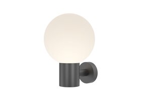 Maytoni Outdoor - Wandlamp Bold - Zwart - Ø20