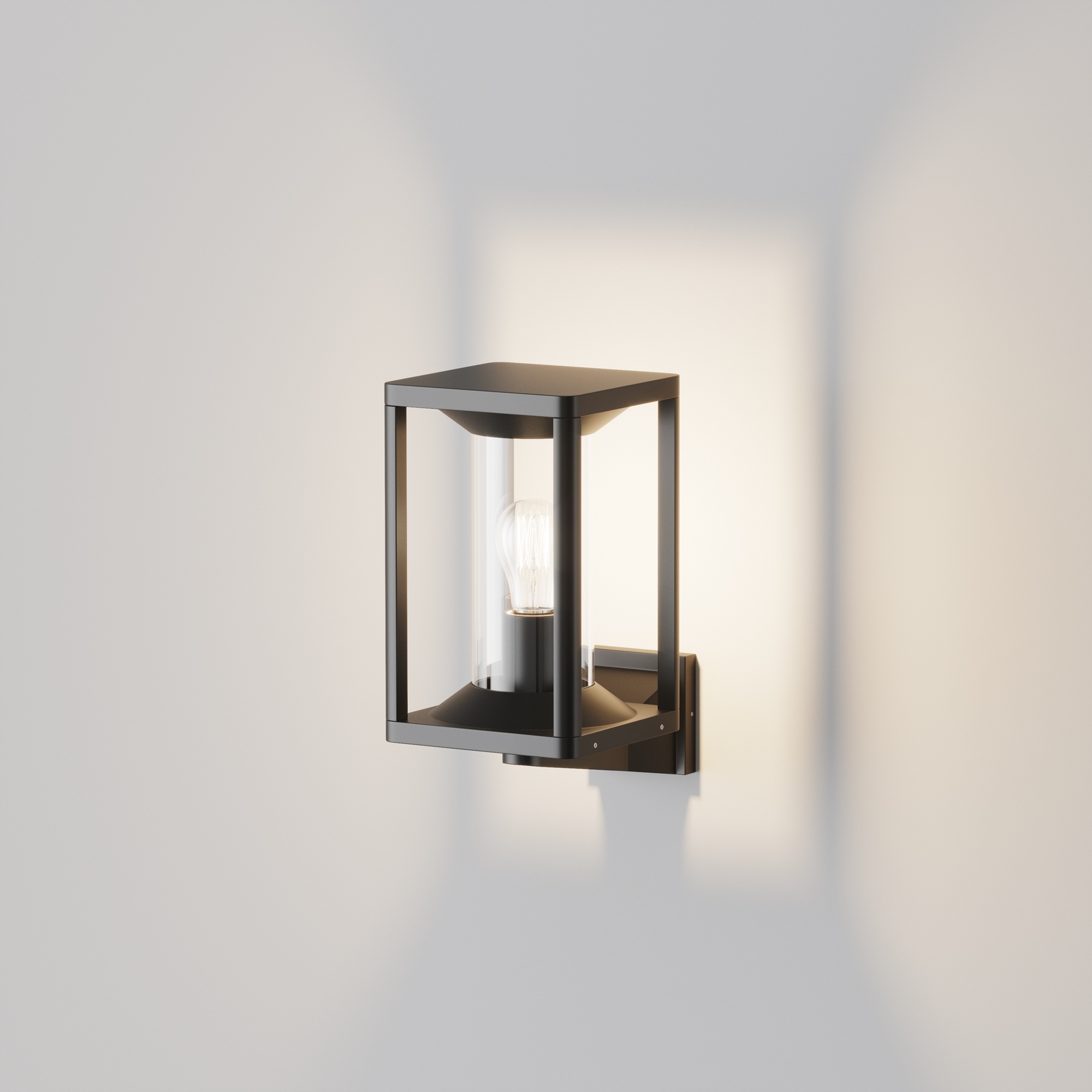 Maytoni Outdoor - Wandlamp Cell - Grafiet