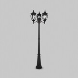 Maytoni Outdoor - Landschapsverlichting Fleur - Bronzen antiek - Ø52,5