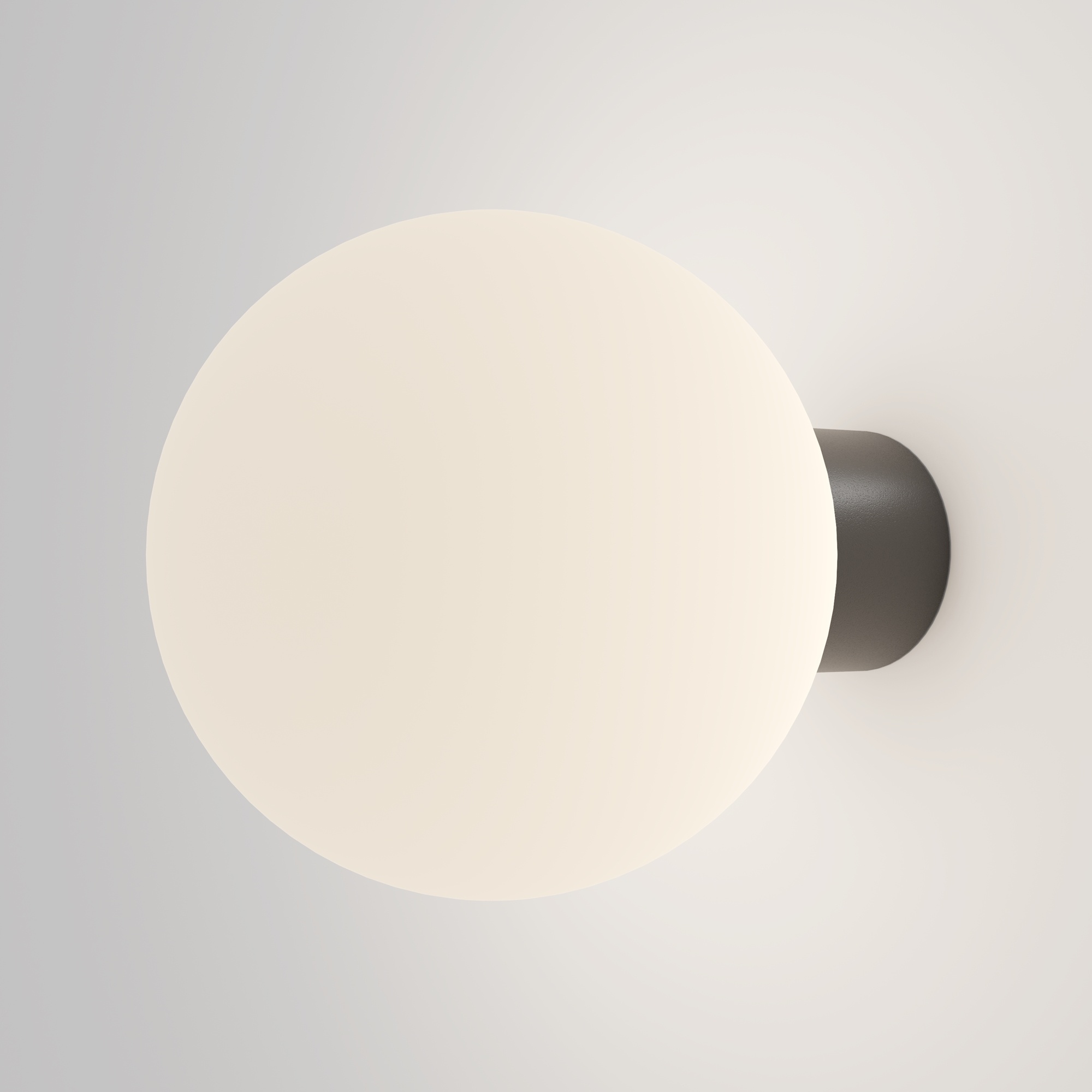 Maytoni Outdoor - Wandlamp Bold - Zwart - Ø20