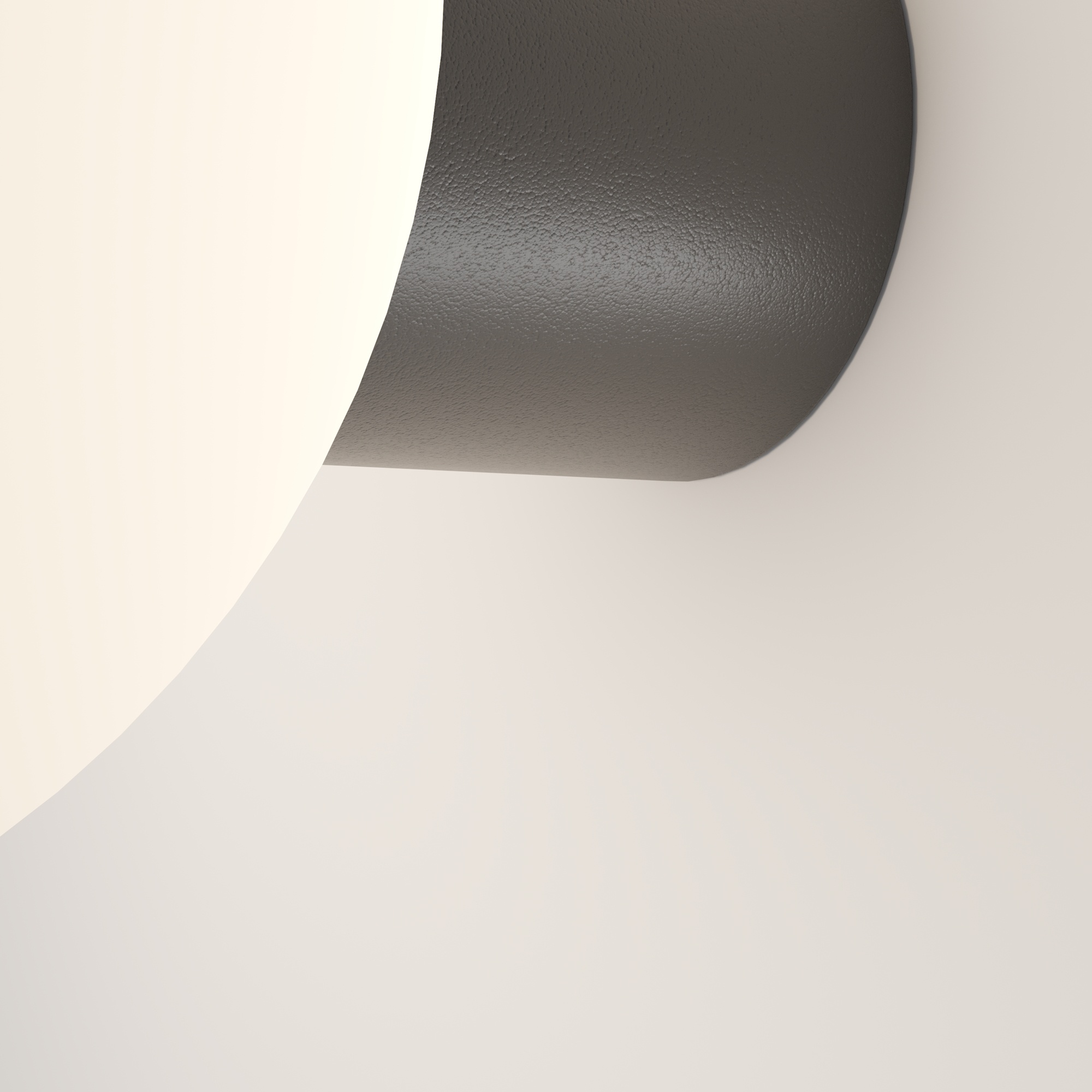 Maytoni Outdoor - Wandlamp Bold - Zwart - Ø20