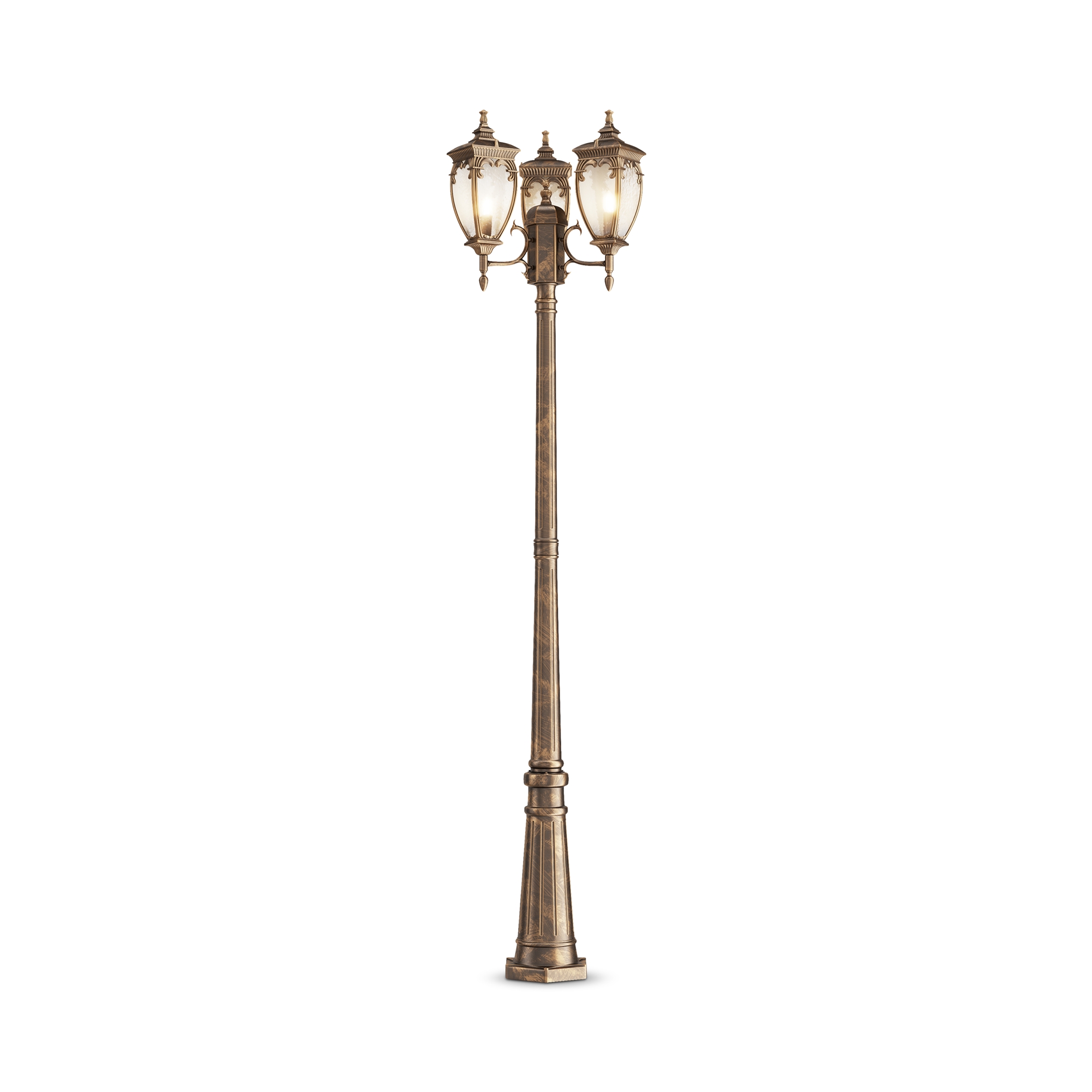 Maytoni Outdoor - Landschapsverlichting Fleur - Zwart met goud - Ø52,5