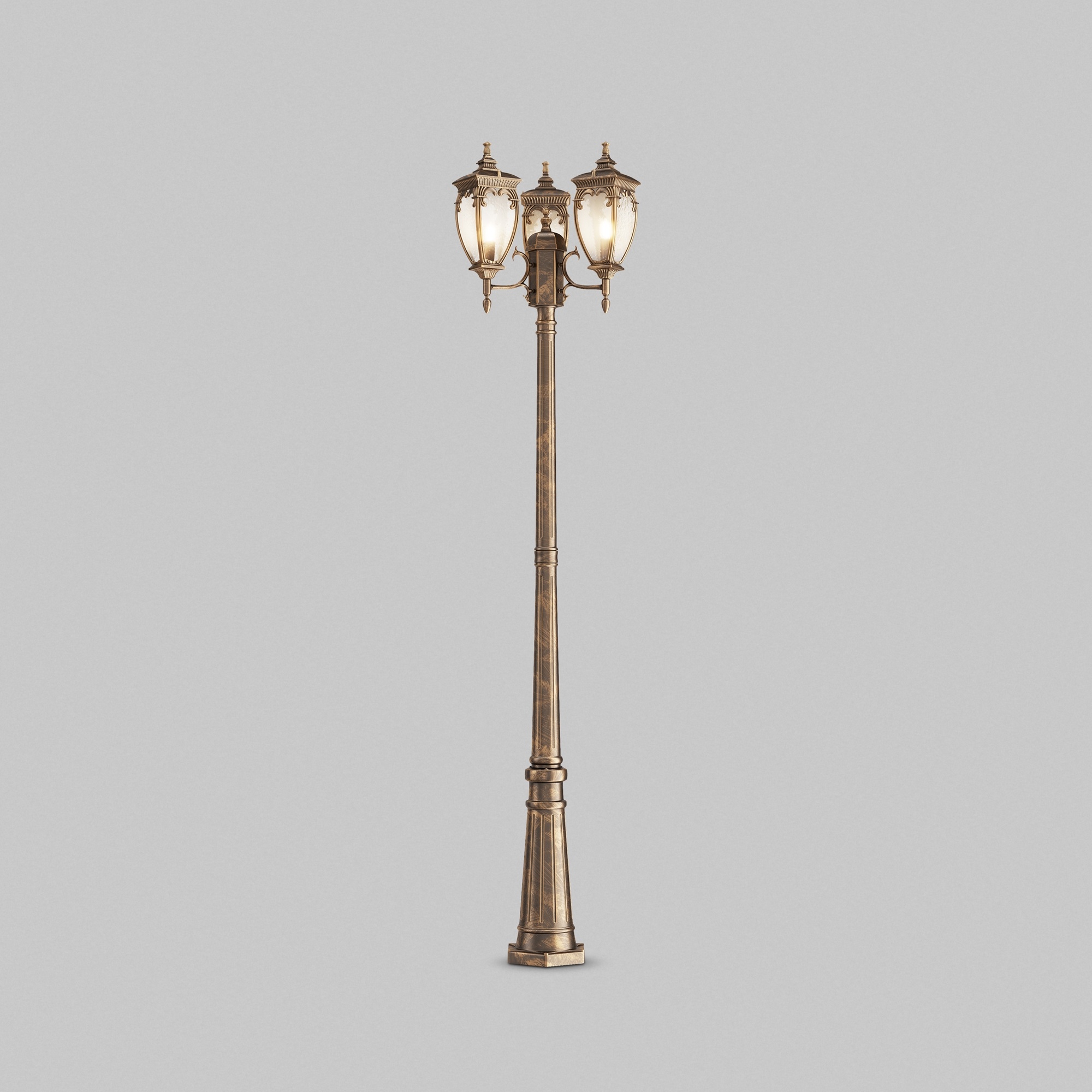 Maytoni Outdoor - Landschapsverlichting Fleur - Zwart met goud - Ø52,5