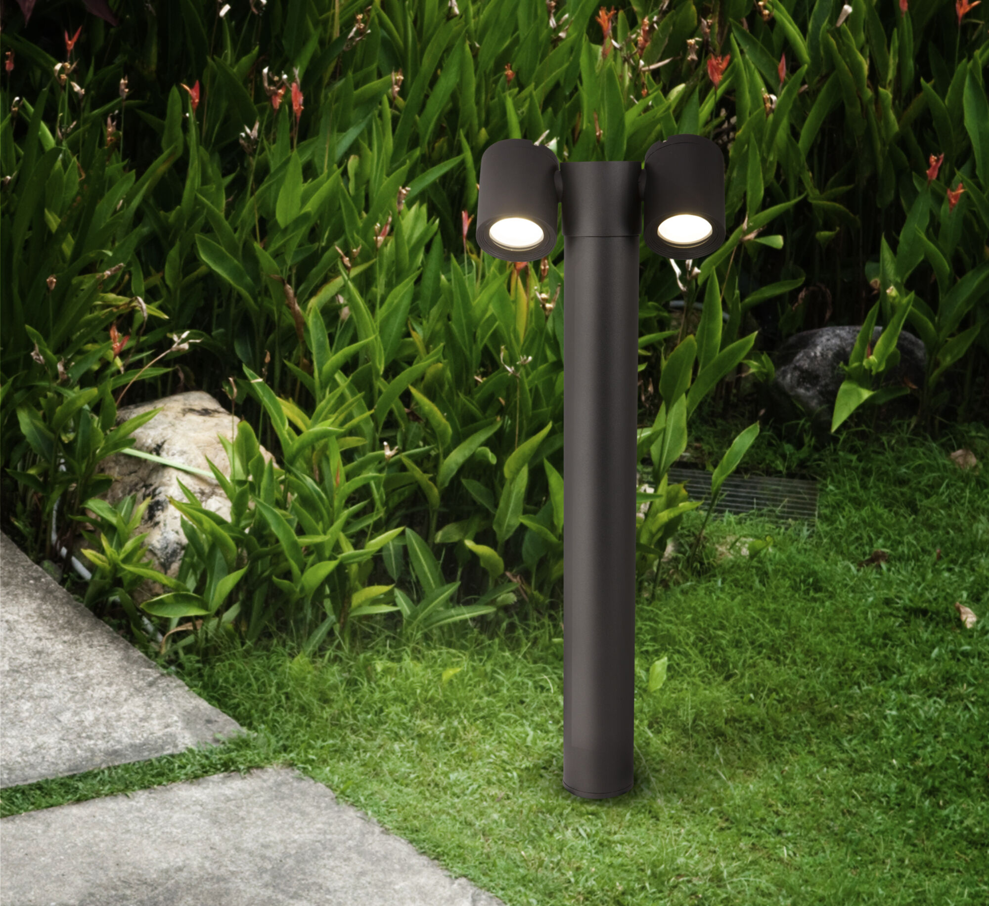 Maytoni Outdoor - Landschapsverlichting Wall Street - Zwart