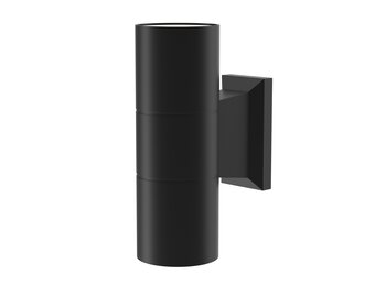 Maytoni Outdoor - Wandlamp Bowery - Zwart - Ø6,4