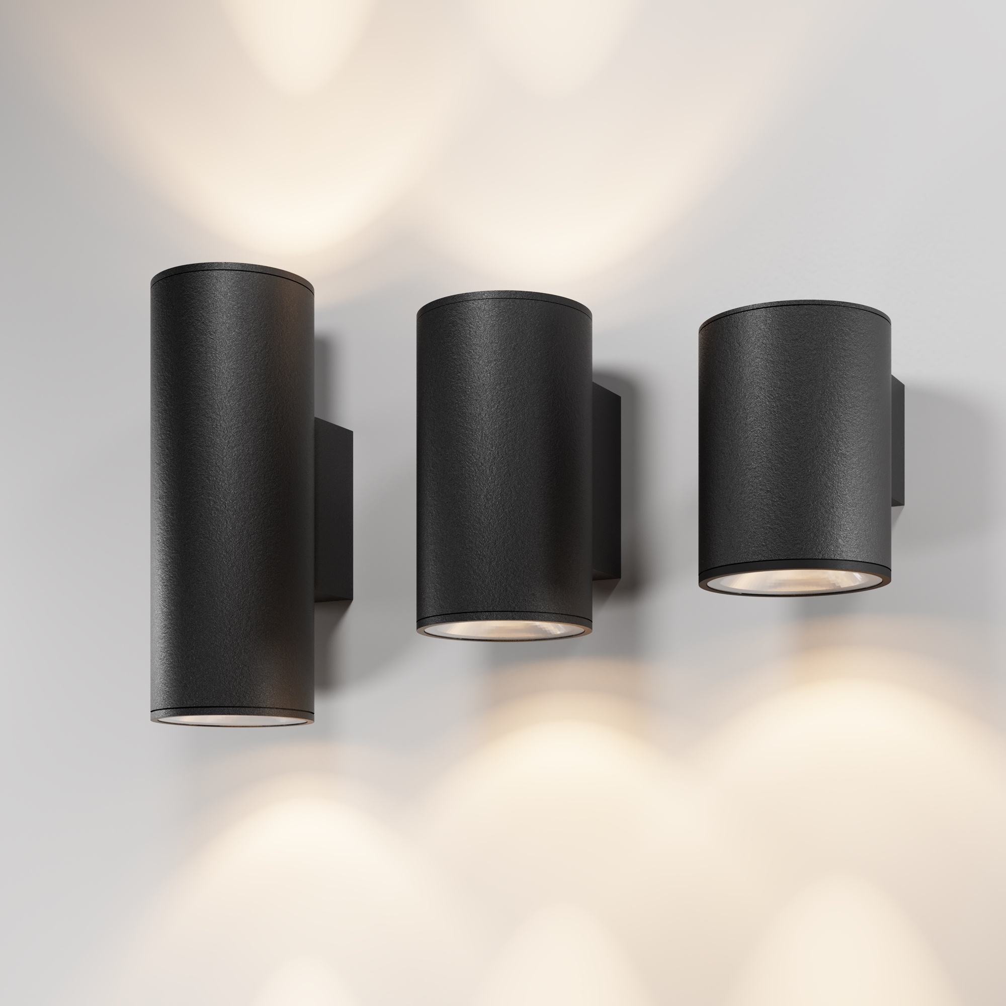 Maytoni Outdoor - Wandlamp Shim - Grafiet