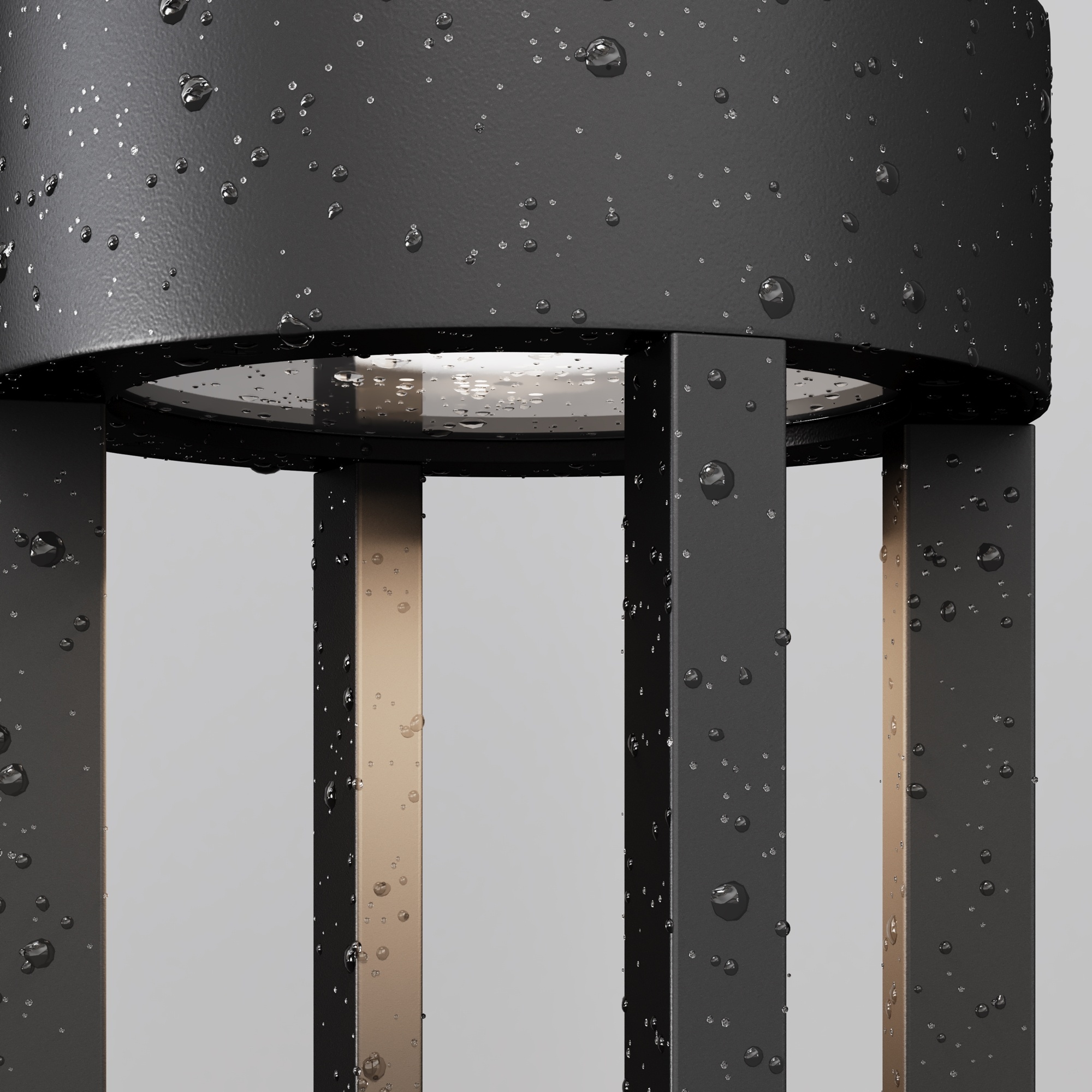 Maytoni Outdoor - Landschapsverlichting Vint - Grafiet - Ø9