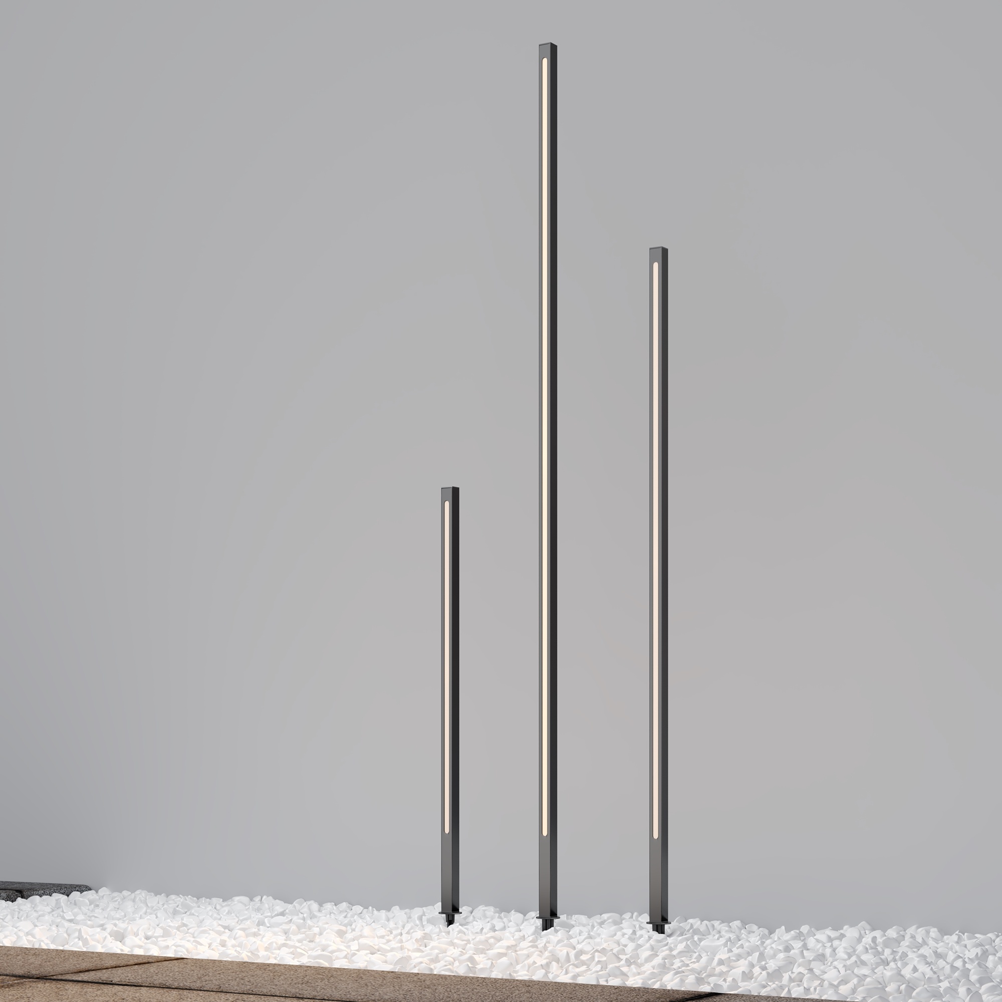 Maytoni Outdoor - Landschapsverlichting Pole - Grafiet