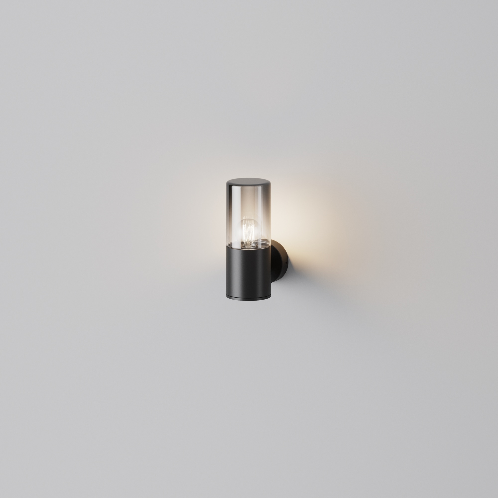 Maytoni Outdoor - Wandlamp Amas - Grafiet - Ø8