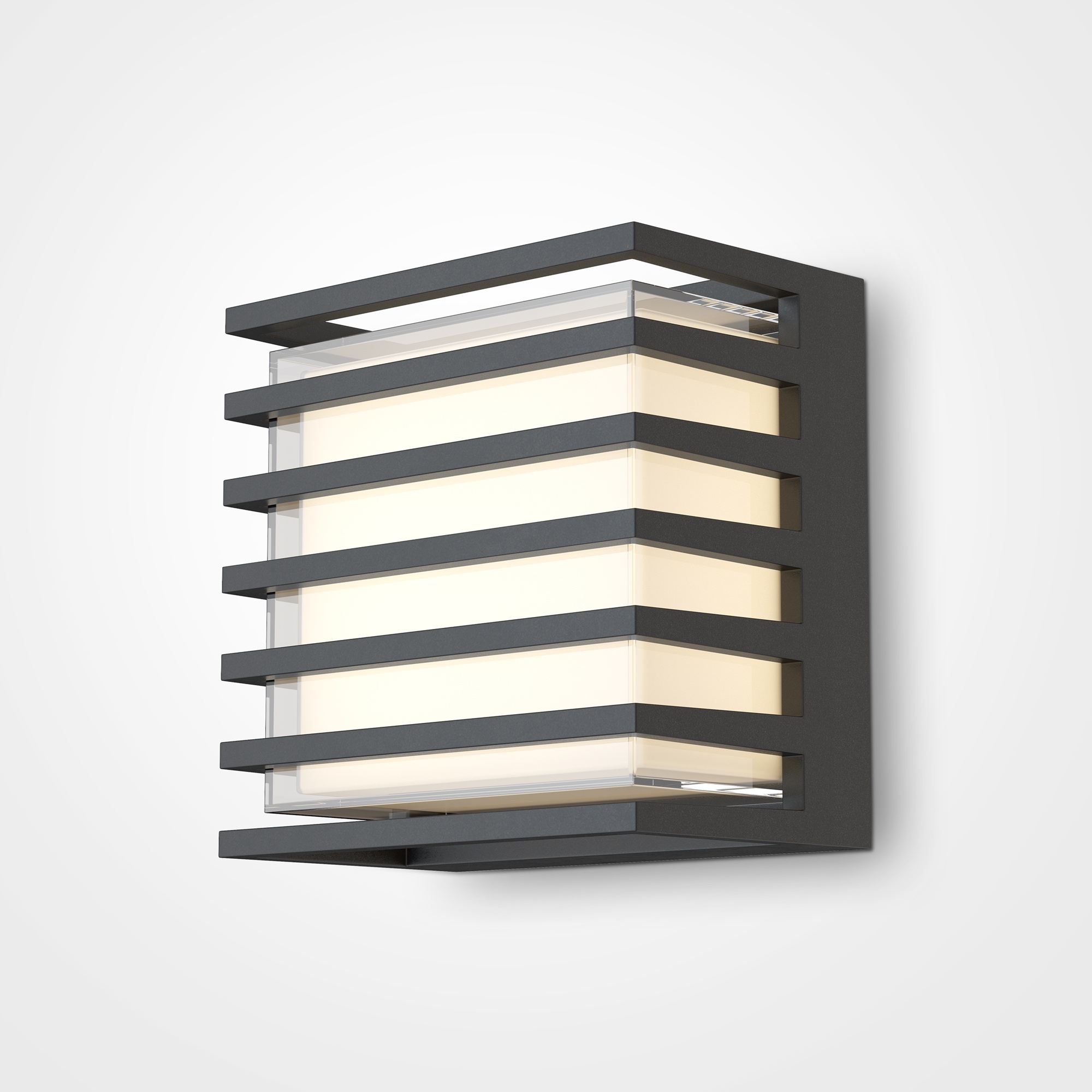 Maytoni Outdoor - Wandlamp Downing Street - Zwart