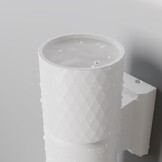 Maytoni Outdoor - Wandlamp Bowery - Wit - Ø6,5