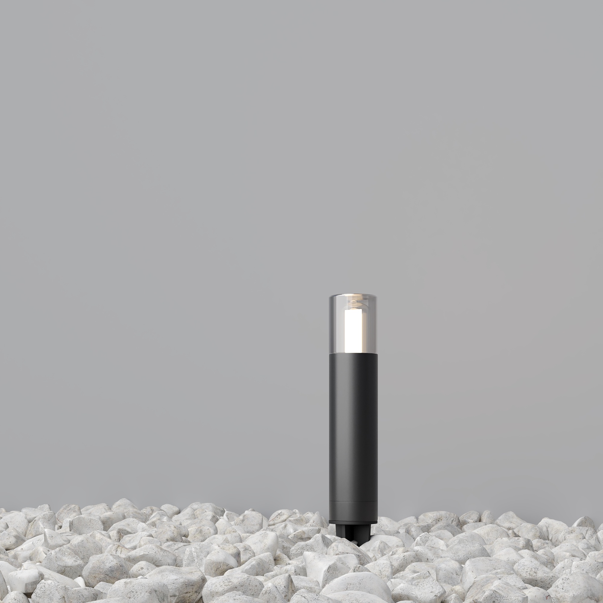 Maytoni Outdoor - Landschapsverlichting Glide - Grafiet - Ø4