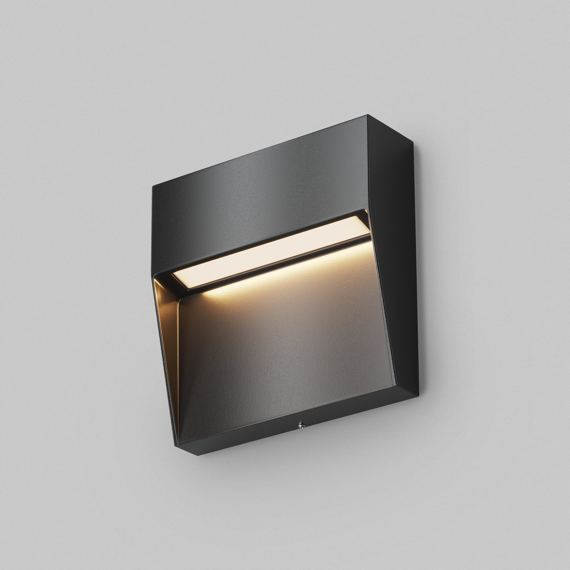 Maytoni Outdoor - Verlichting voor trappen Mane - Zwart