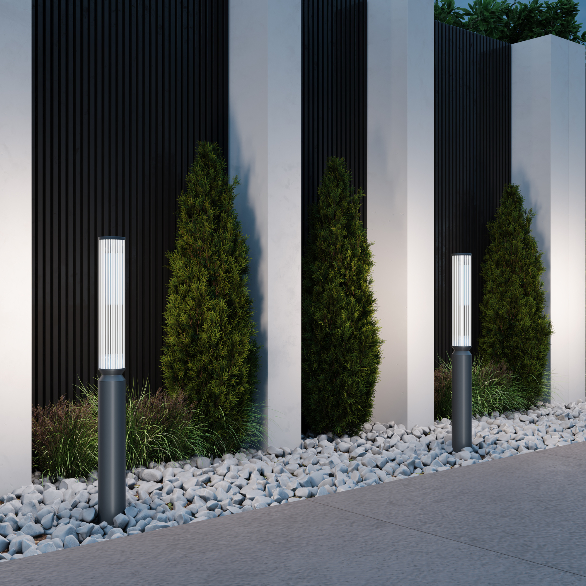 Maytoni Outdoor - Landschapsverlichting Lit - Grafiet - Ø7,5