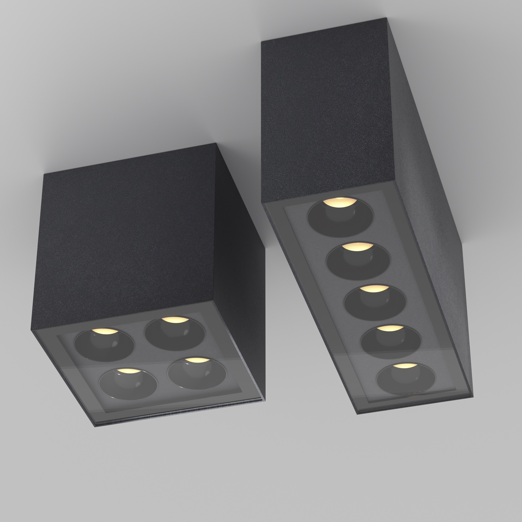 Maytoni Outdoor - Plafondlamp Ares - Grafiet
