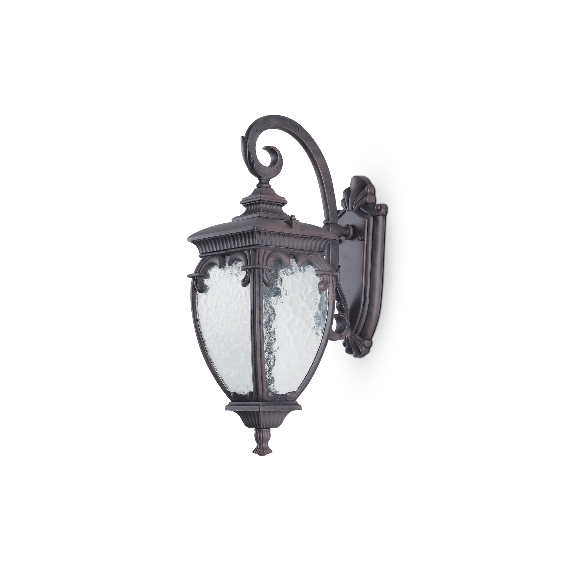 Maytoni Outdoor - Wandlamp Fleur - Bronzen antiek - Ø26