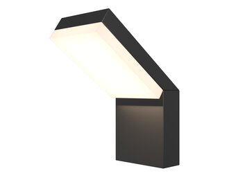 Maytoni Outdoor - Wandlamp Paso - Zwart