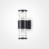 Maytoni Outdoor - Wandlamp Bronx - Zwart