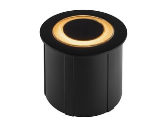 Maytoni Outdoor - Inbouwspot Limo - Zwart - Ø6,2