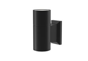 Maytoni Outdoor - Wandlamp Bowery - Zwart - Ø6,4