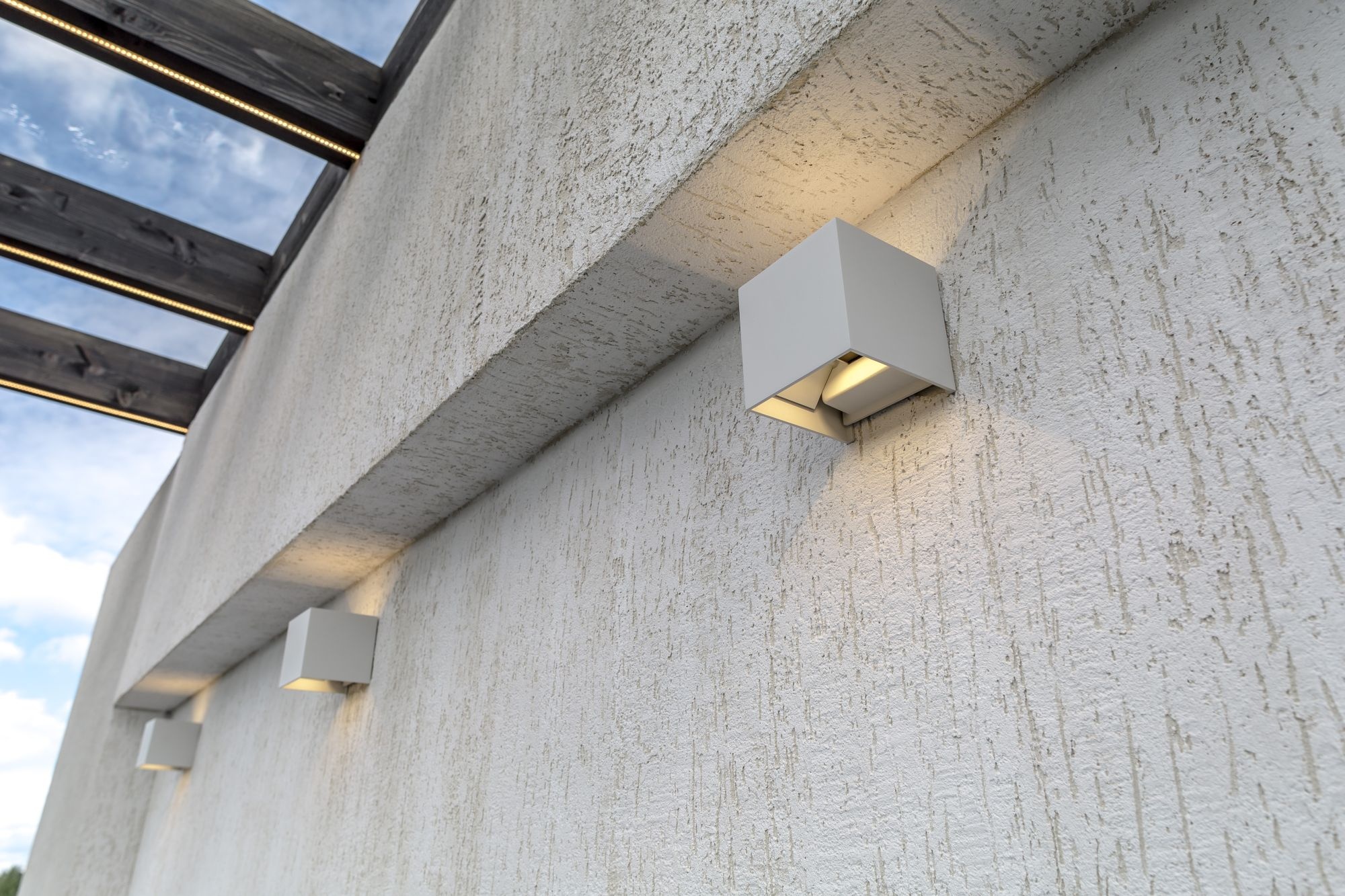 Maytoni Outdoor - Architecturale verlichting Fulton - Wit