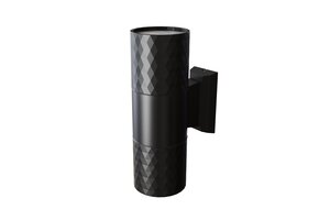 Maytoni Outdoor - Wandlamp Bowery - Zwart - Ø6,5