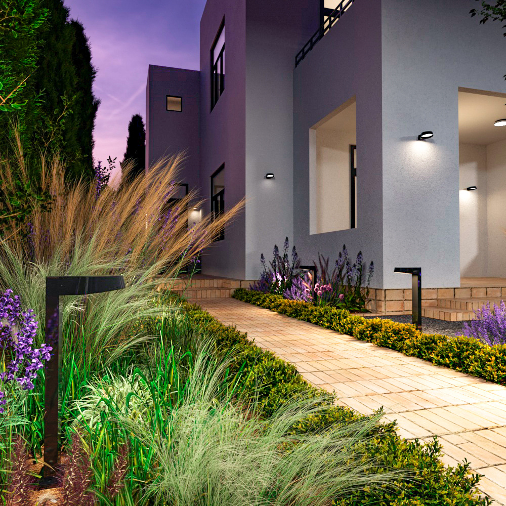 Maytoni Outdoor - Wandlamp Share - Grafiet