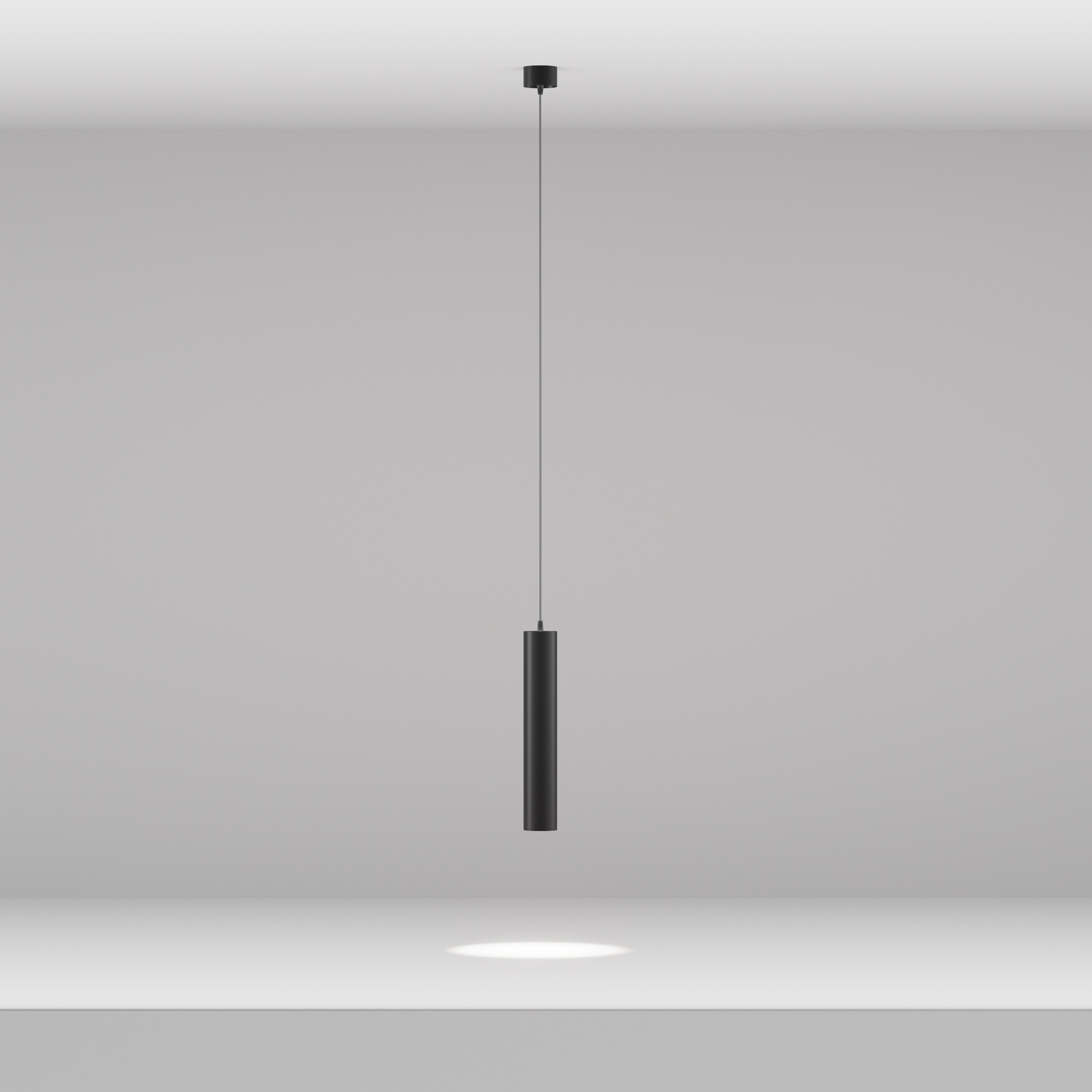 Maytoni Technical - Hanglamp Focus LED - Zwart - Ø5,2