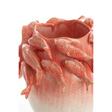 Light & Living - Vaas FISH - 29x28.5x27cm - Rood