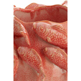 Light & Living - Vaas FISH - 29x28.5x27cm - Rood
