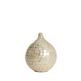 Light & Living - Vaas ELORZA - Ø22x25cm - Wit