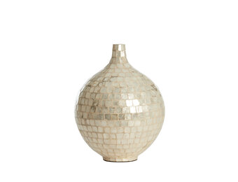 Light & Living - Vaas ELORZA - Ø28x35cm - Wit