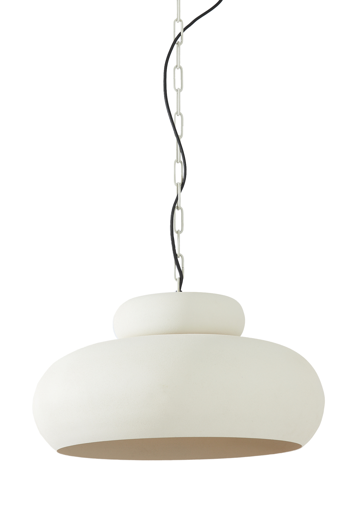 Light & Living - Hanglamp NEIVA - Ø46x30cm - Wit
