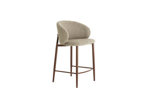 Light & Living - Barkruk ALUKO - 57x55x94cm - Bruin - Set van 2